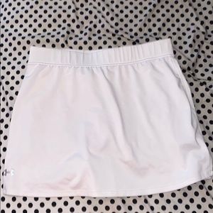 Under Armour White Tennis/Cheer Skirt